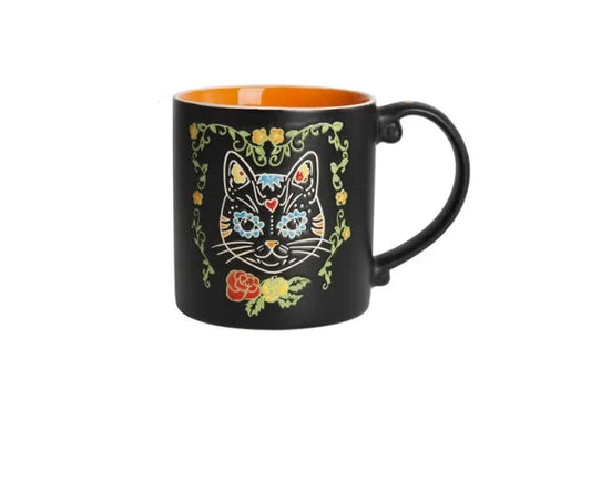 Tasse Chat Fleuri