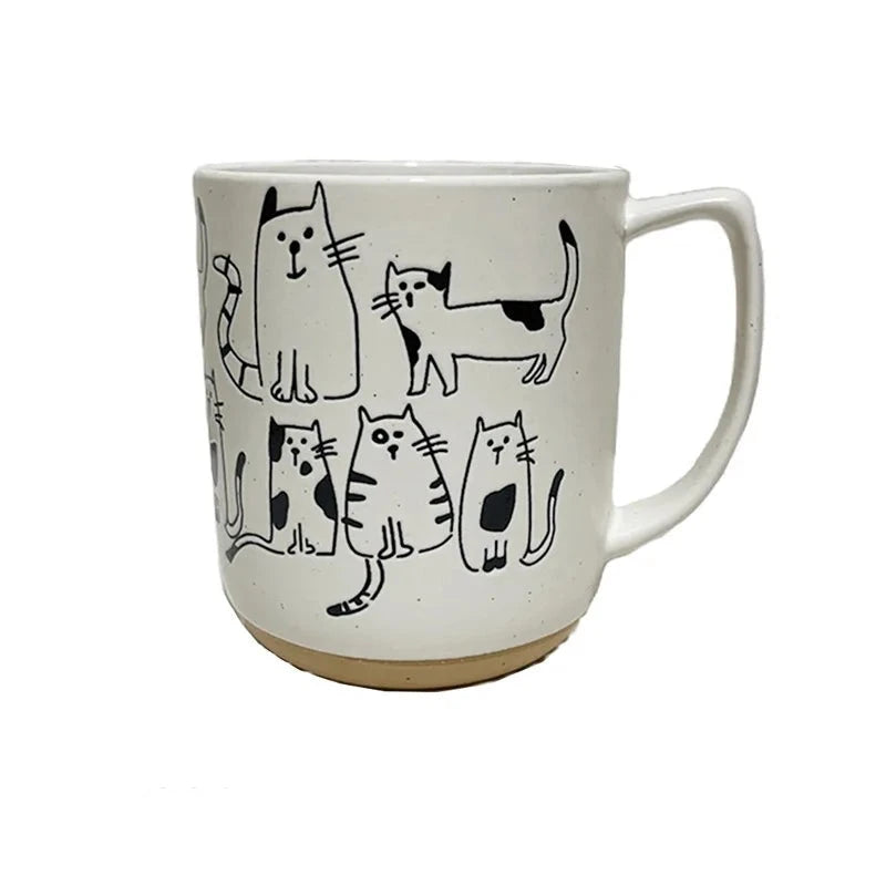 Tasse Motif Chat Blanc