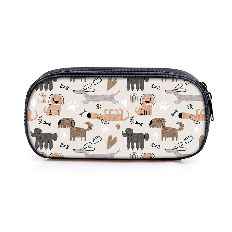 Trousse Scolaire  Chien Cartoon