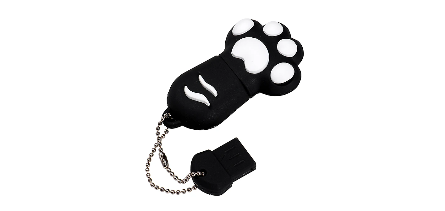 Clé USB Patte De Chat Noir