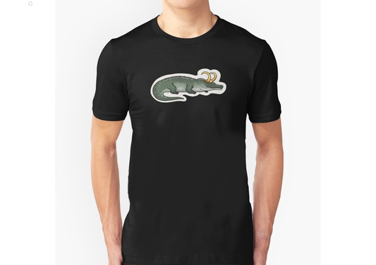 T-Shirt Alligator Cartoon