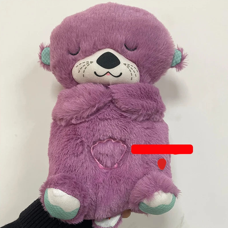 Peluche Loutre Violet