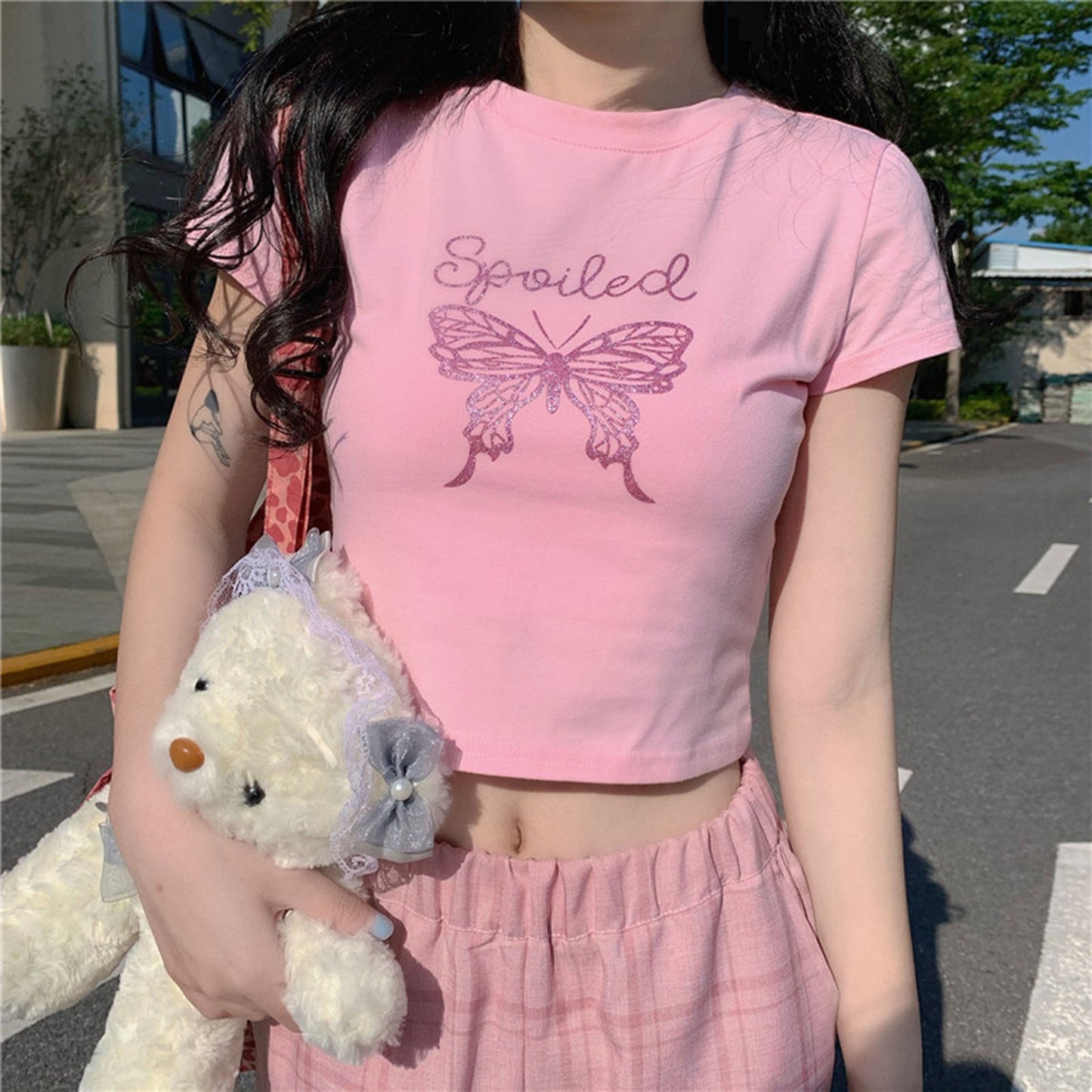 Crop Top  Papillon