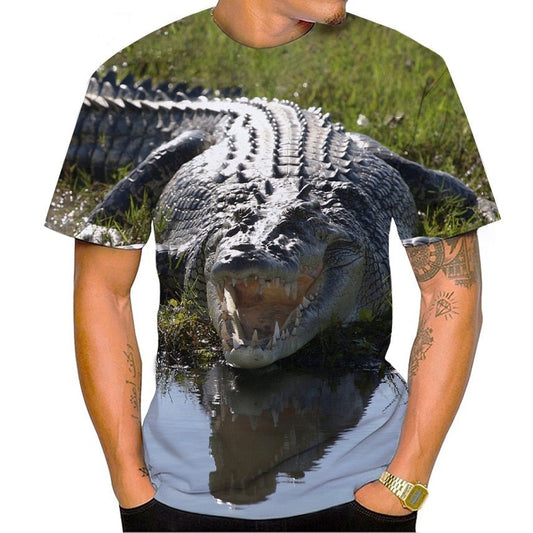 T-Shirt  Crocodile Sauvage