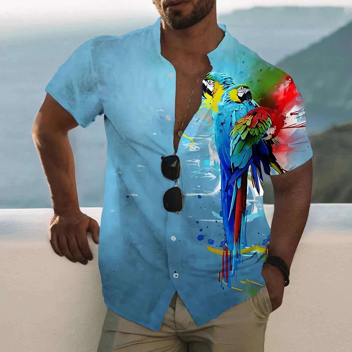 Chemise best sale jungle homme